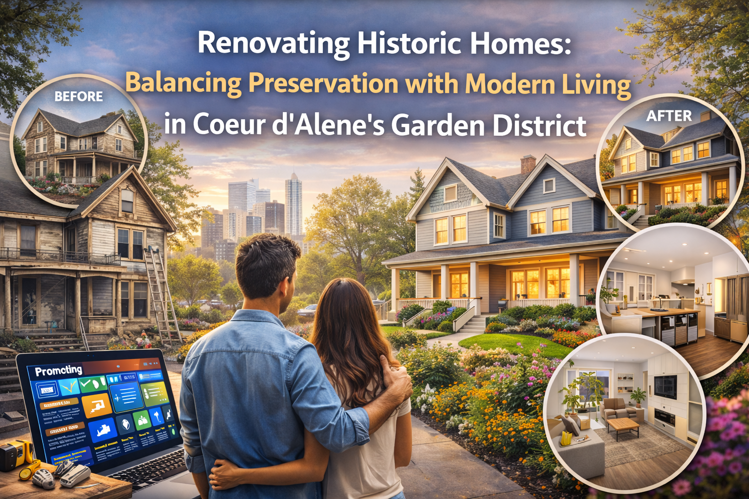 Renovating Historic Homes: Balancing Preservation with Modern Living in Coeur d'Alene's Garden District
